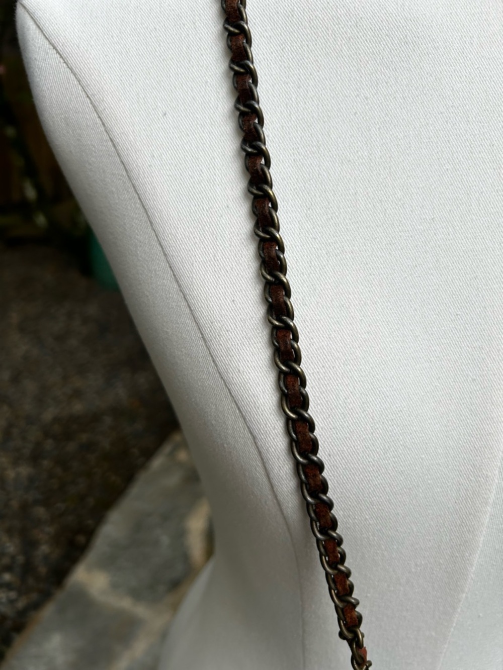 MANGO Brown Leather Fringed Crossbody Bag - Picture 2 of 11